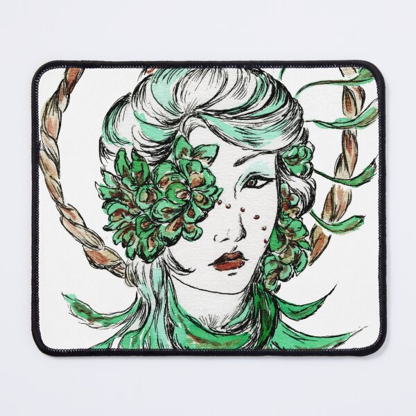 Item preview, Siren with a flower patch designed and sold by Oniroiatlier.