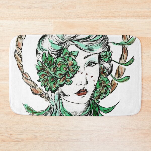 Item preview, Siren with a flower patch designed and sold by Oniroiatlier.