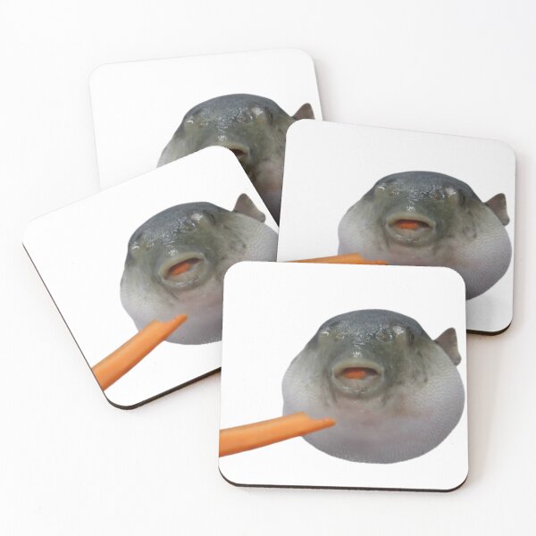 Item preview, Pufferfish Eats Carrot Meme AUGH  designed and sold by FreshDankMemes.