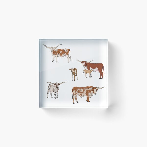Artikelvorschau, Texas Longhorn-Muster transparent entworfen und verkauft von Ashley Gagnon.