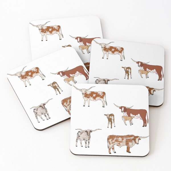 Artikelvorschau, Texas Longhorn-Muster transparent entworfen und verkauft von Ashley Gagnon.