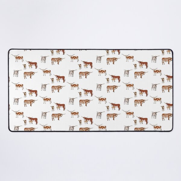 Artikelvorschau, Texas Longhorn-Muster transparent entworfen und verkauft von Ashley Gagnon.