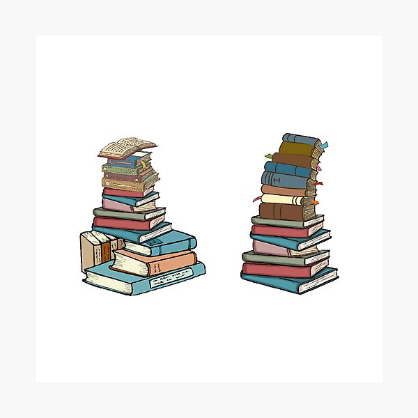 Item preview, Book stacks  designed and sold by printsbyko.