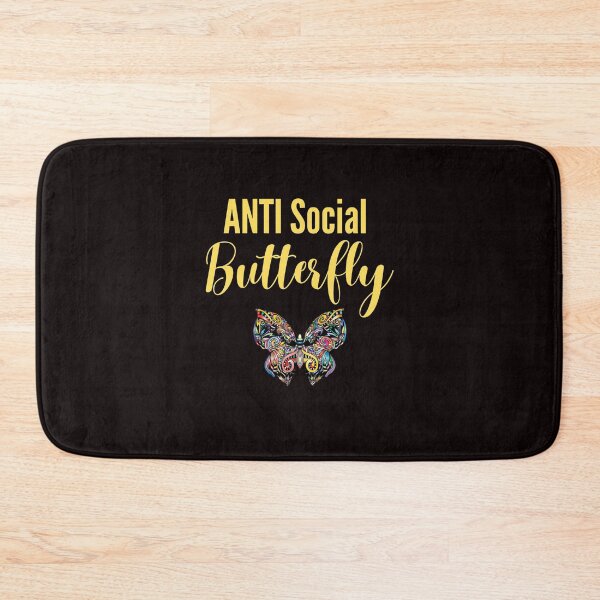 Item preview, Anti Social Butterfly Monarch Butterflies Introvert Caterpillar designed and sold by MagicSD Designs.