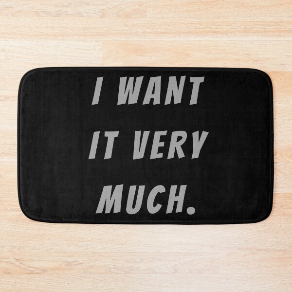 Item preview, I Want It Very Much. - Large Subtitle Version designed and sold by SN-MI.