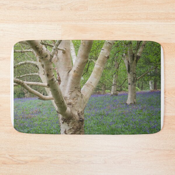 Item preview, Silver Birch and Bluebells in Spring Woodland designed and sold by thelemmingface.
