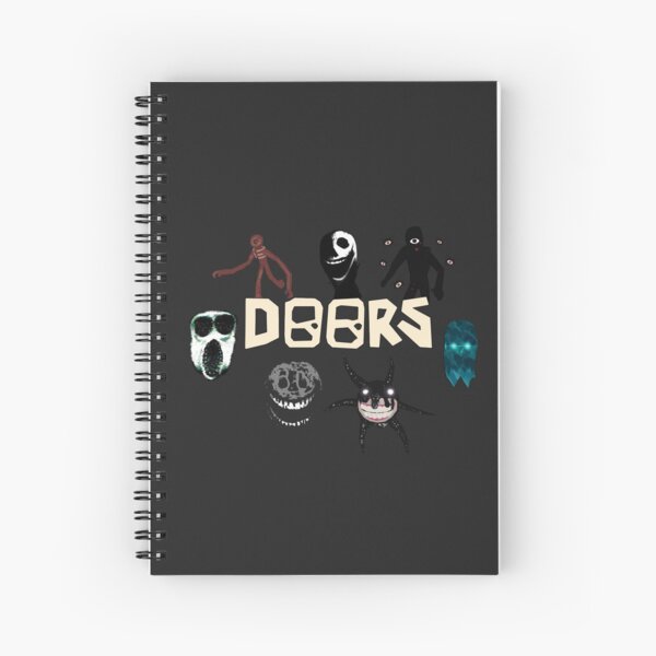DOORS - monsters pack christmas gift hide and Seek horror Spiral Notebook
