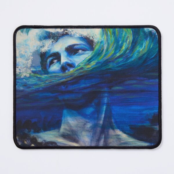 Item preview, Ocean God Wave designed and sold by AmandaFineArt.
