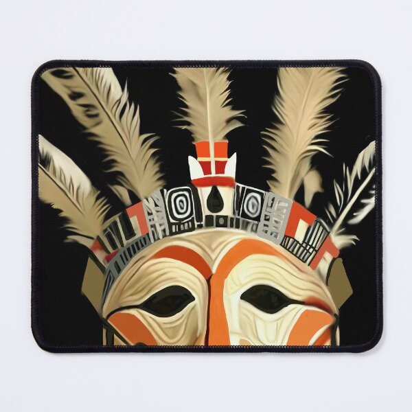 Item preview, Ethnic mask,  stylization. Inspired by North West  indigenous people art designed and sold by Gala-life1.