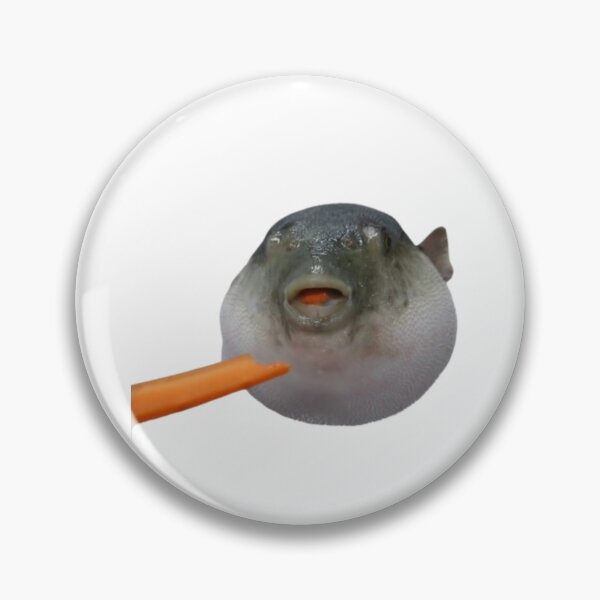 Item preview, Pufferfish Eats Carrot Meme AUGH  designed and sold by FreshDankMemes.