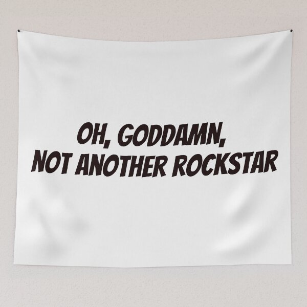 Item preview, Not another rockstar lyric image designed and sold by katiebca2.