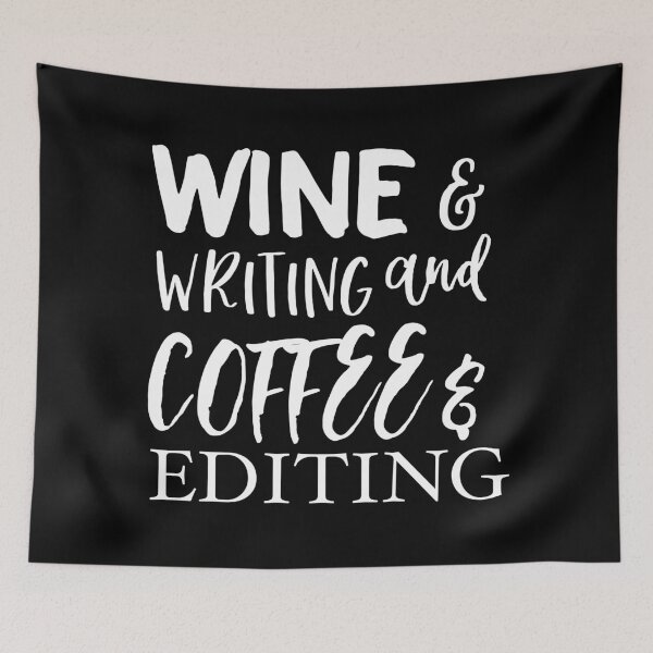 Item preview, Wine and Writing & Coffee & Editing designed and sold by jazzydevil.