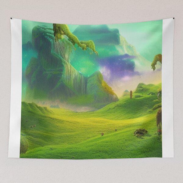 Item preview, Green Lovely Land designed and sold by VitalDesigner.
