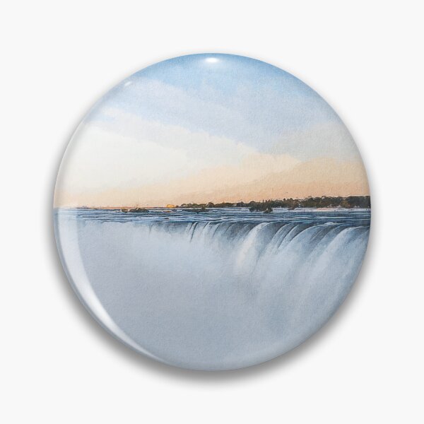 Item preview, Niagara Falls Landscape Oil Paint, Famous Waterfalls, Winter In Niagara Falls  designed and sold by Trendymotion.