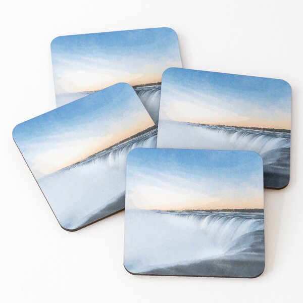 Item preview, Niagara Falls Landscape Oil Paint, Famous Waterfalls, Winter In Niagara Falls  designed and sold by Trendymotion.