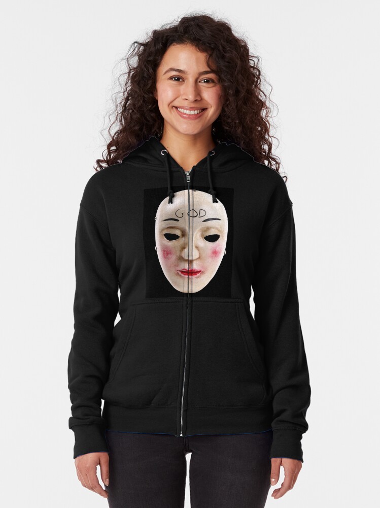 “The Purge - mask god” Zipped Hoodie by Robinjood | Redbubble