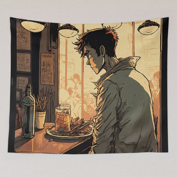 Item preview, Man Thinking About Life designed and sold by Stickapom.