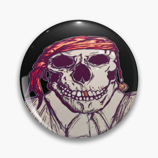 Item preview, Comic pirate skull designed and sold by Glenbobagins.