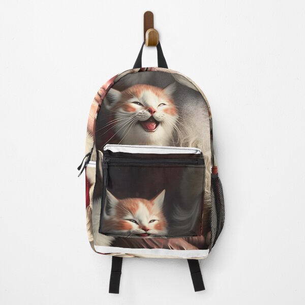 Item preview, Santa laughs with cats designed and sold by FreeBot99.