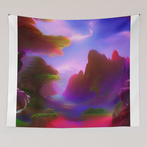 Artikelvorschau, Red Dreamy Landscape entworfen und verkauft von VitalDesigner.