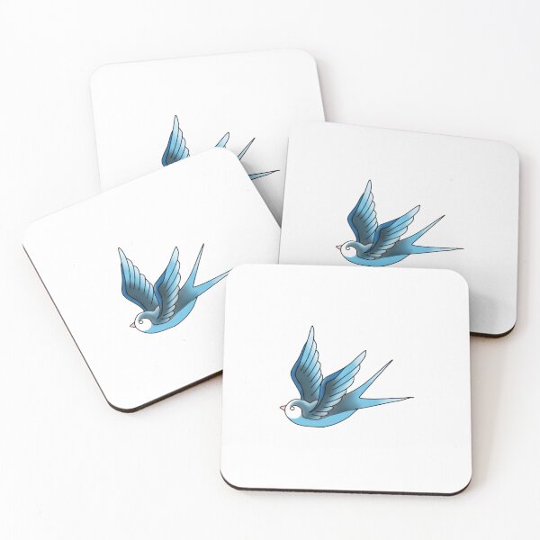 Item preview, Blue Traditional Swallow designed and sold by samm6n.