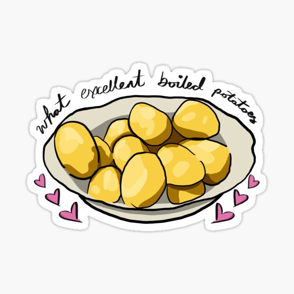 Aperçu de l'œuvre Quelles excellentes pommes de terre bouillies - avec des cœurs - Orgueil et préjugés créée et vendue par gaslight-n.