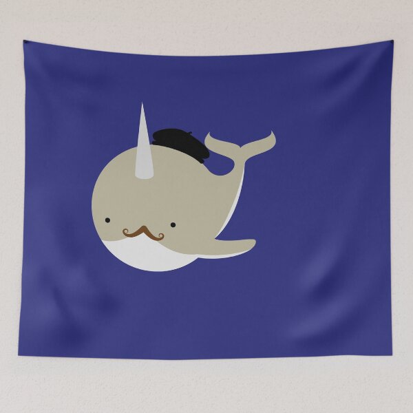 Item preview, Dapper French Narwhal designed and sold by Miranda Prestage.