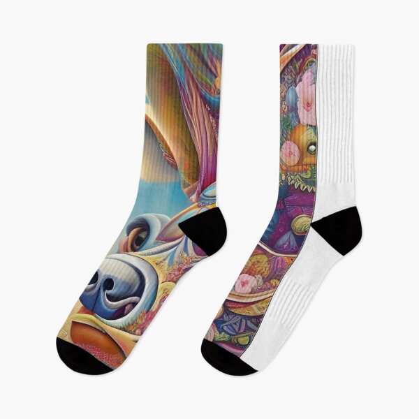 Item preview, Colorful, abstract dog wall art as prints, on canvas, or large posters. Wall art decor for your home. Choice of print sizes. designed and sold by JoelsCorner.
