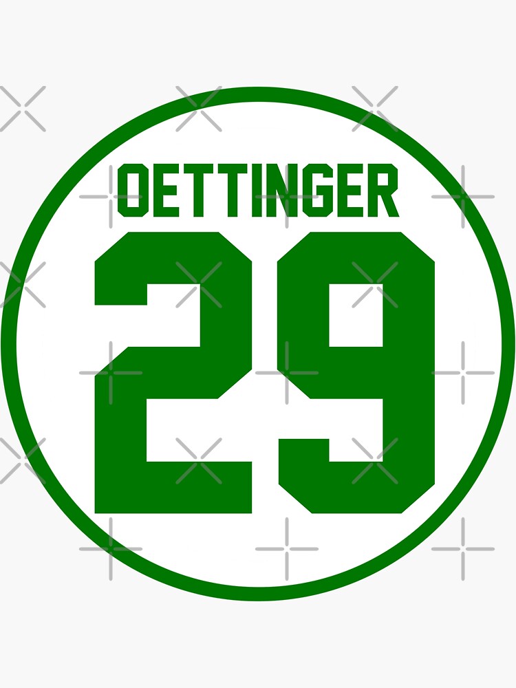 Jake oettinger jersey number Sticker for Sale by madisonsummey
