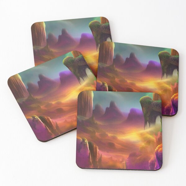 Aperçu de l'œuvre Shiny And Colorful Landscape créée et vendue par VitalDesigner.