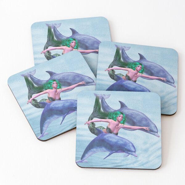 Item preview, May .. mermaid and dolphins designed and sold by LoneAngel.