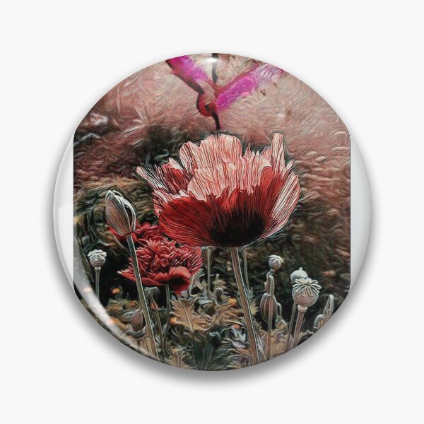Item preview, Hummingbird and Poppy 2017 designed and sold by cwilvang.
