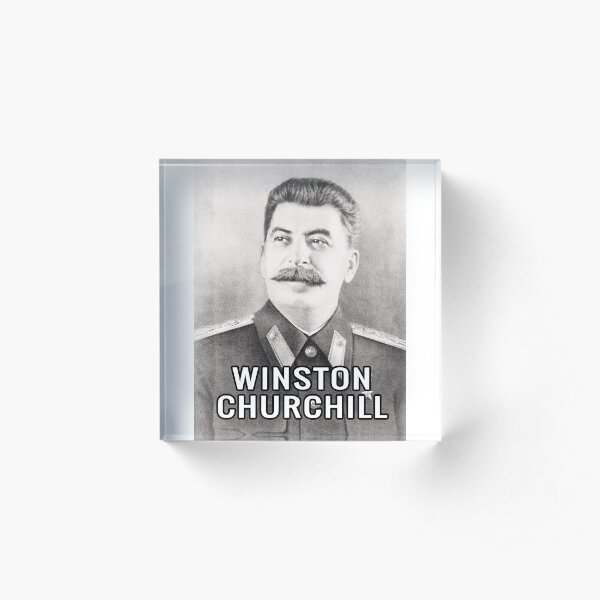 Joseph Churchill Acrylic Block