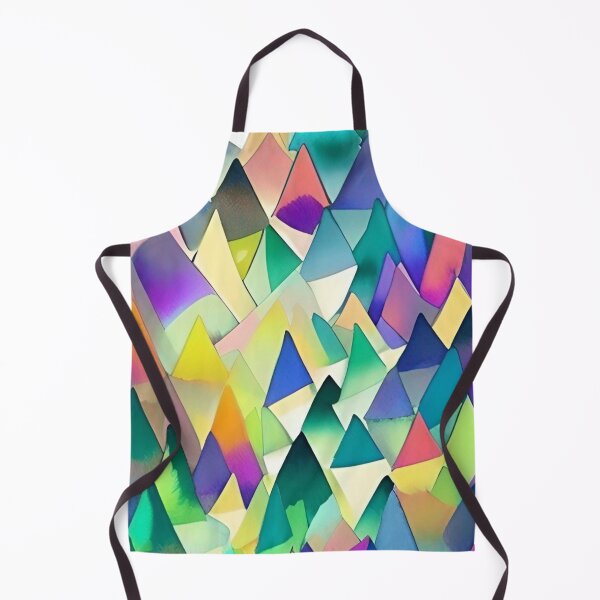 Item preview, Psychedelic Triangles - Colorful Triangle Shape Pattern designed and sold by bandjdesigns.