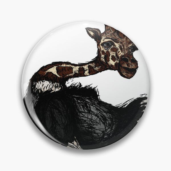Item preview, Giraffe Ostrich Hybrid Monster Digital Illustration Colored designed and sold by Bennett Swanson.