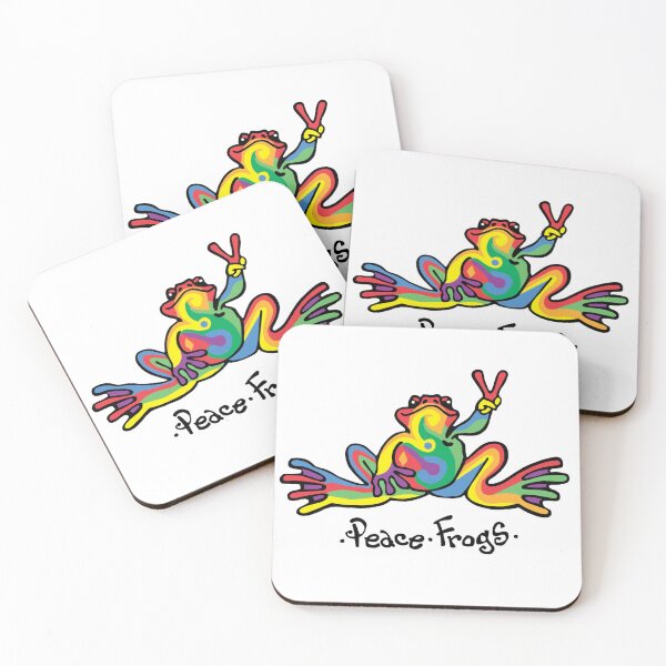 Item preview, Peace Frogs  designed and sold by FortuneCookieTs.