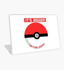 Pokemon - It's bigger on the inside.. Laptop Skin