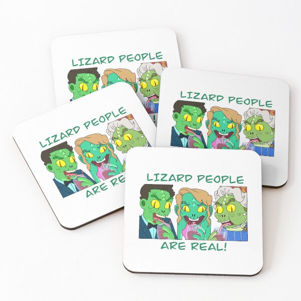 Item preview, Lizard People are Real designed and sold by DigitalRedesign.