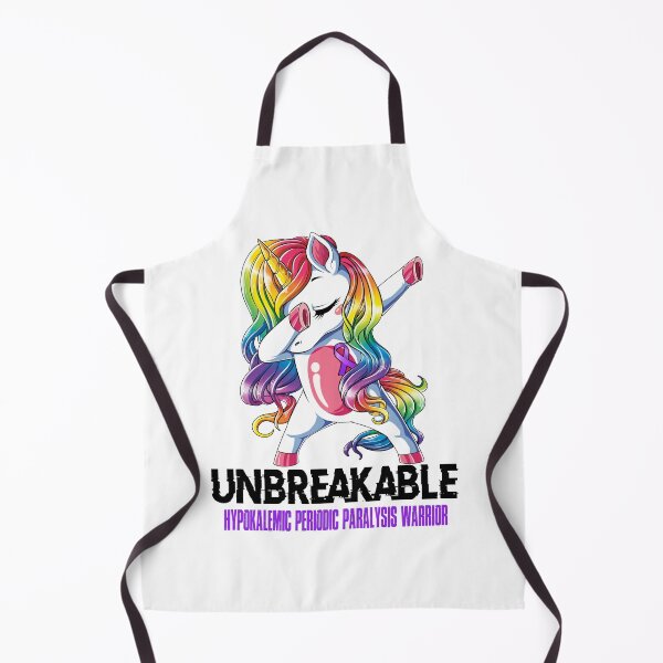 Item preview, Hypokalemic Periodic Paralysis Awareness - Unicorn Hypokalemic Periodic Paralysis Warrior Ribbon UNBREAKABLE designed and sold by Fernandezf.