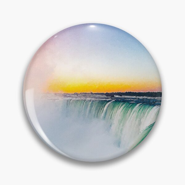 Item preview, Niagara Falls Landscape Oil Paint, Famous Waterfalls, Winter In Niagara Falls  designed and sold by Trendymotion.