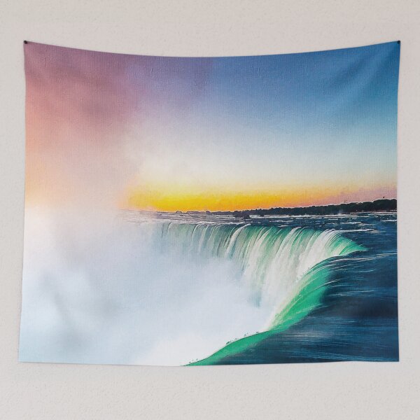 Item preview, Niagara Falls Landscape Oil Paint, Famous Waterfalls, Winter In Niagara Falls  designed and sold by Trendymotion.