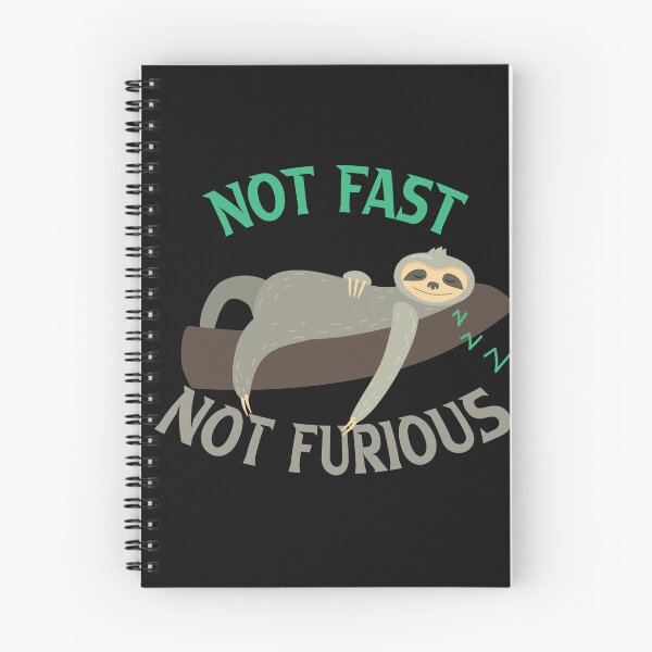 Item preview, Not Fast Not Furious - Gray Sloth designed and sold by hamzablk.