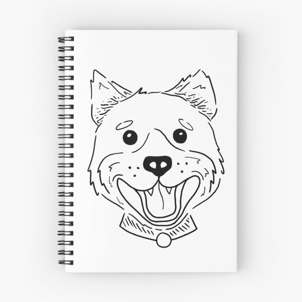 Item preview, Cute Puppy Face Digital Illustration Black And White designed and sold by Bennett Swanson.