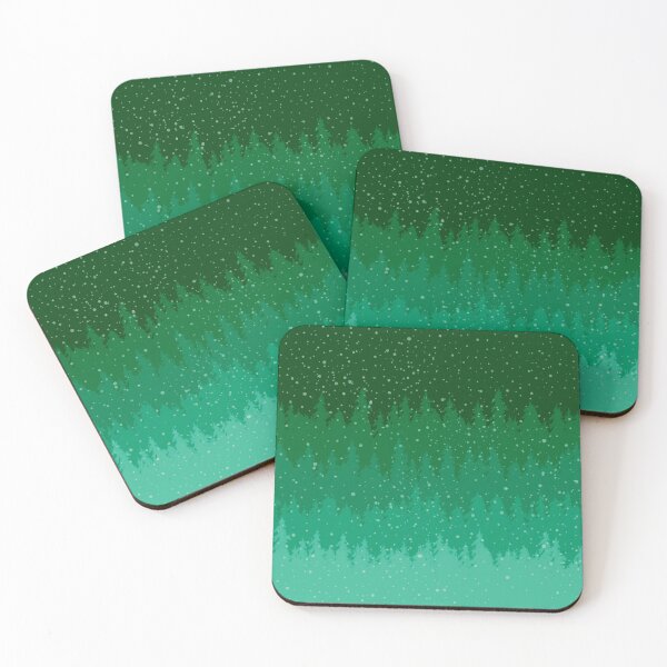 Item preview, Snowy Winter Forest Gradient  designed and sold by Julie Erin Designs.