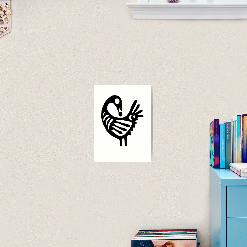 Ghanaian Adinkra Symbol Sankofa Art Print By Whoweare Redbubble 