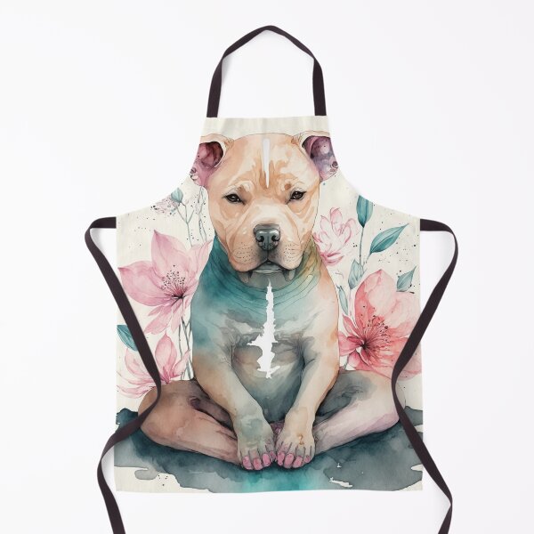 Item preview, Meditating dog in lotus watercolor 05 designed and sold by printiesart.