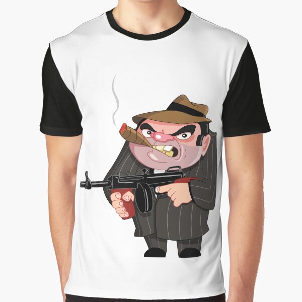 Aperçu de l'œuvre Effrayant petit gangster créée et vendue par mkzmerch.
