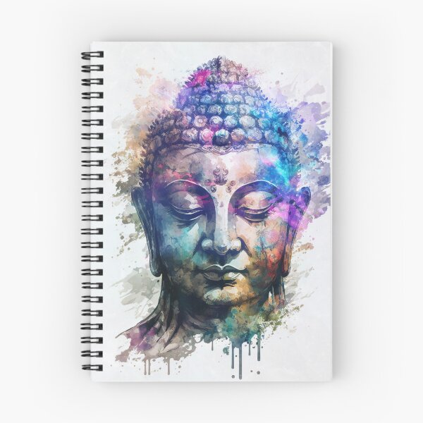 Item preview, Buddha Head Zen Meditation Watercolor designed and sold by Cameron Gray.