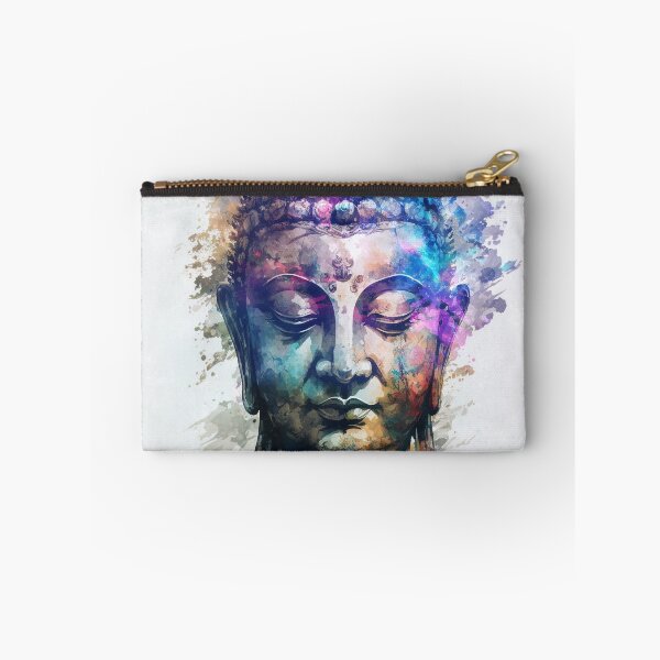 Item preview, Buddha Head Zen Meditation Watercolor designed and sold by Cameron Gray.