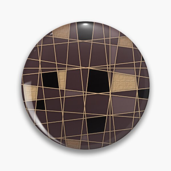 Item preview, Brown geometric pattern designed and sold by fuzzyfox.